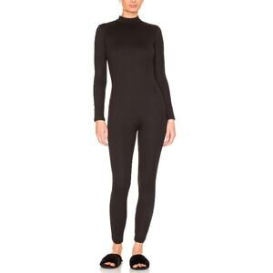Elegant Black Long Sleeve Bodysuit